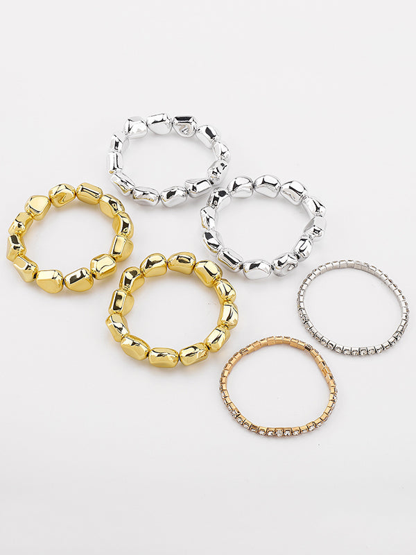 Geometric Rhine Stones Normcore Bracelet Accessories