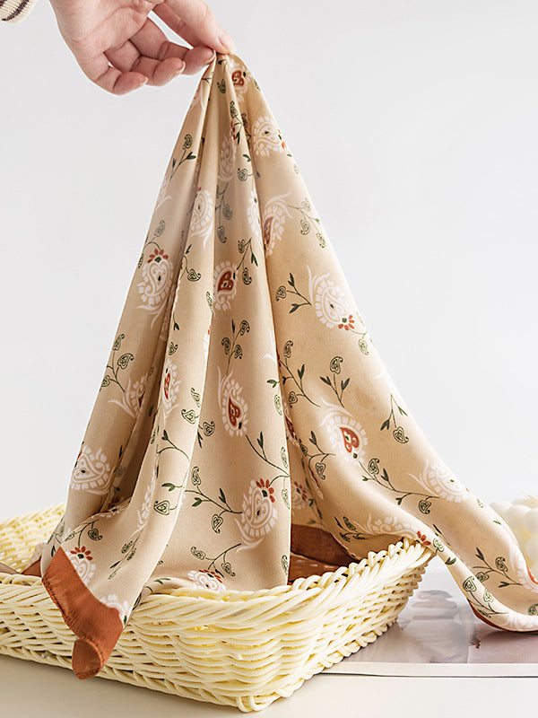 Flower Print Scarf
