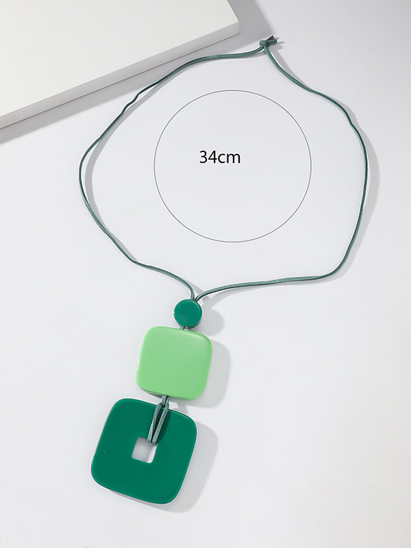 Geometric Necklaces Accessories