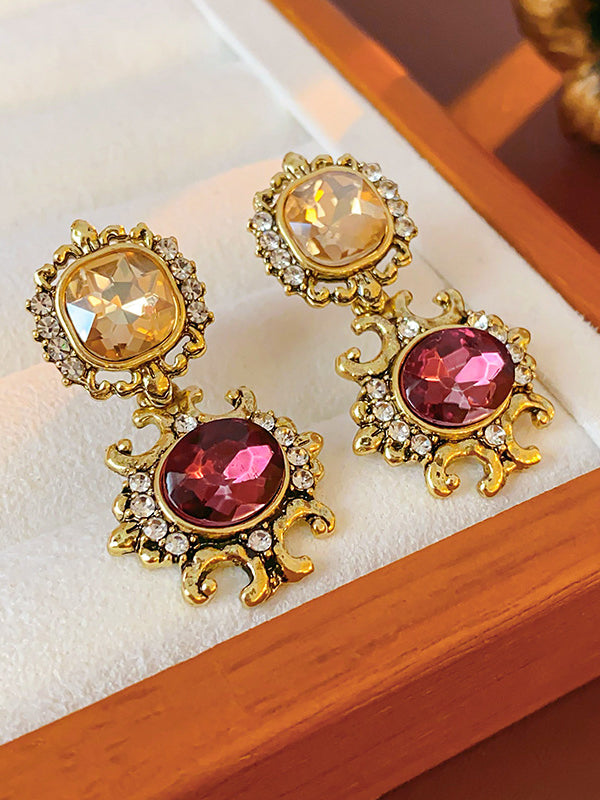 Geometric Drop Earrings