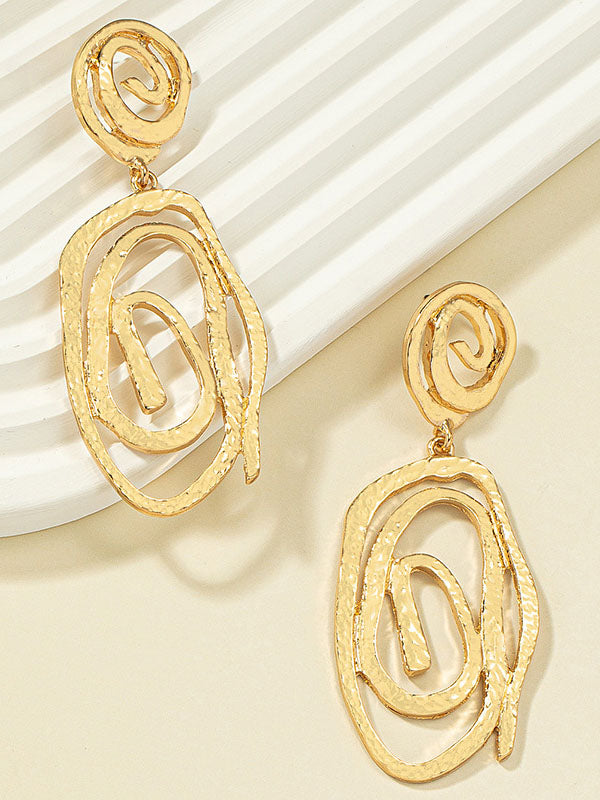Geometric Hollow Earrings Accessories Drop Earrings