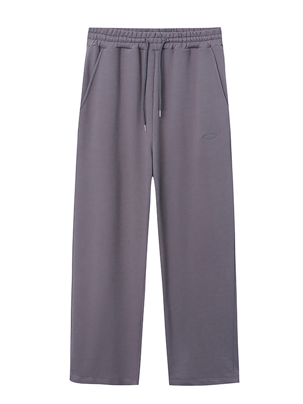 Solid Color High Waisted Wide Leg Casual Pants Bottoms