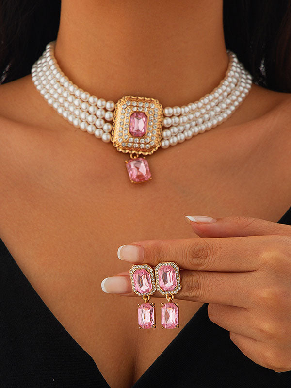 Geometric Necklaces Accessories Drop Earrings