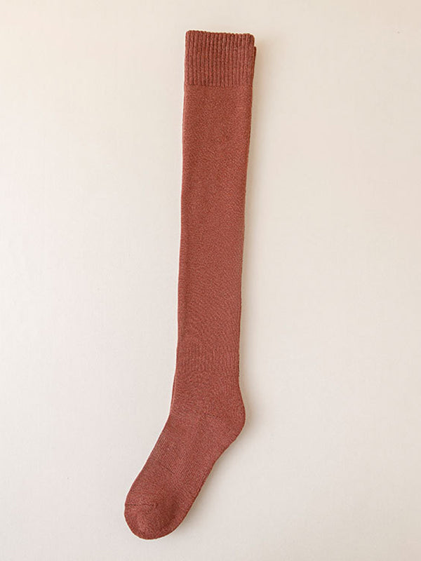 Casual Skinny Leg Skinny Solid Color Stockings Accessories