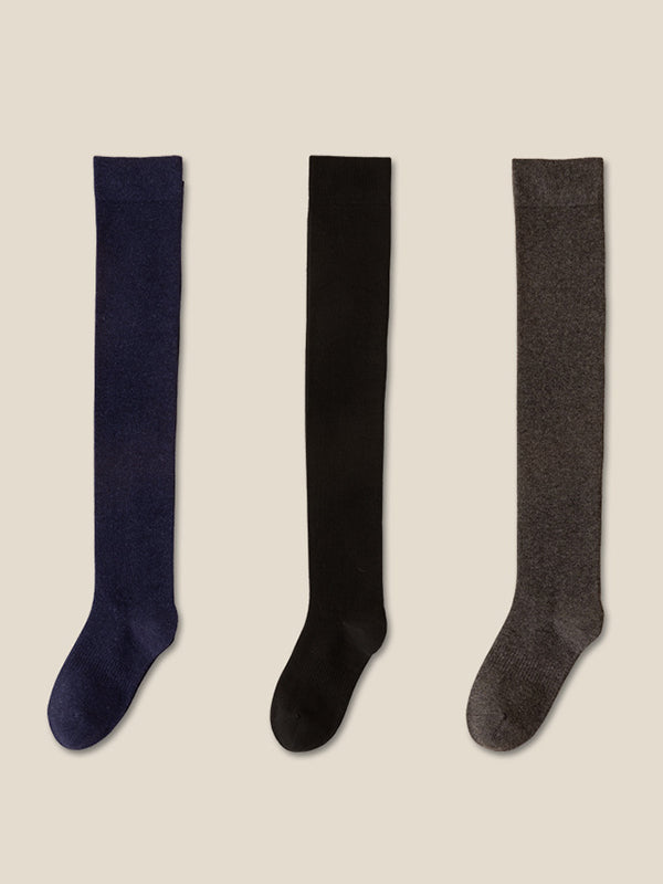 Casual Skinny Leg Skinny Solid Color Stockings Accessories