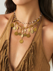 Chains Geometric Shiny Irregularity Necklaces Accessories