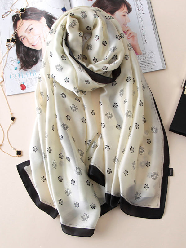 Floral Keep Warm Printed Wrap Scarf