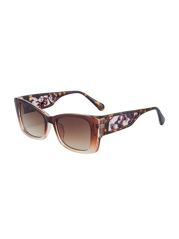 Geometric Sun-Protection Sunglasses Accessories