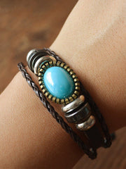 Acrylic Hide Rope Bracelet