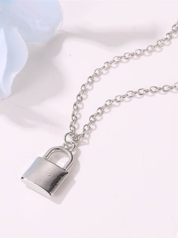 Simple Lock Necklace