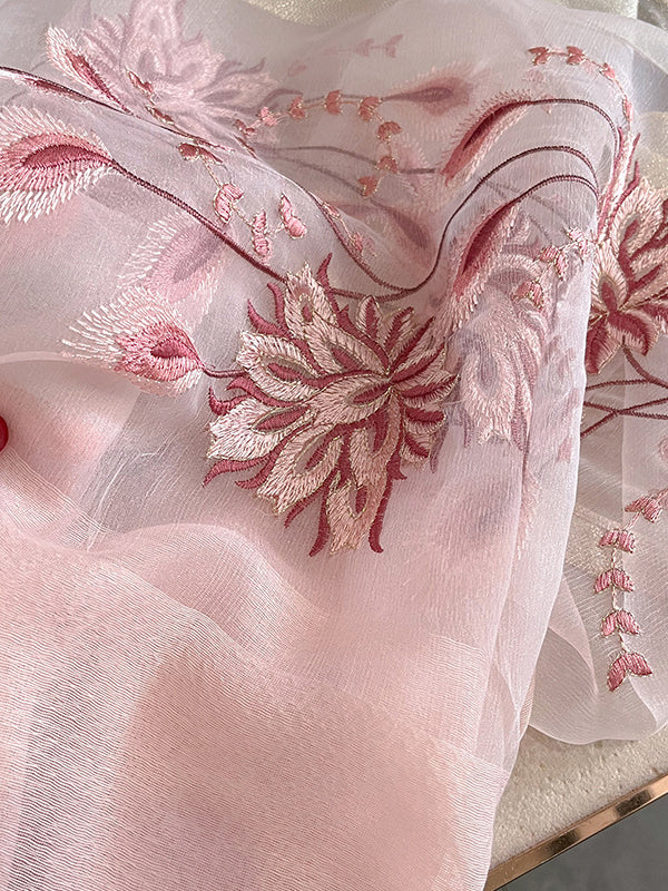 Embroidered Leisure Shawl&Scarf