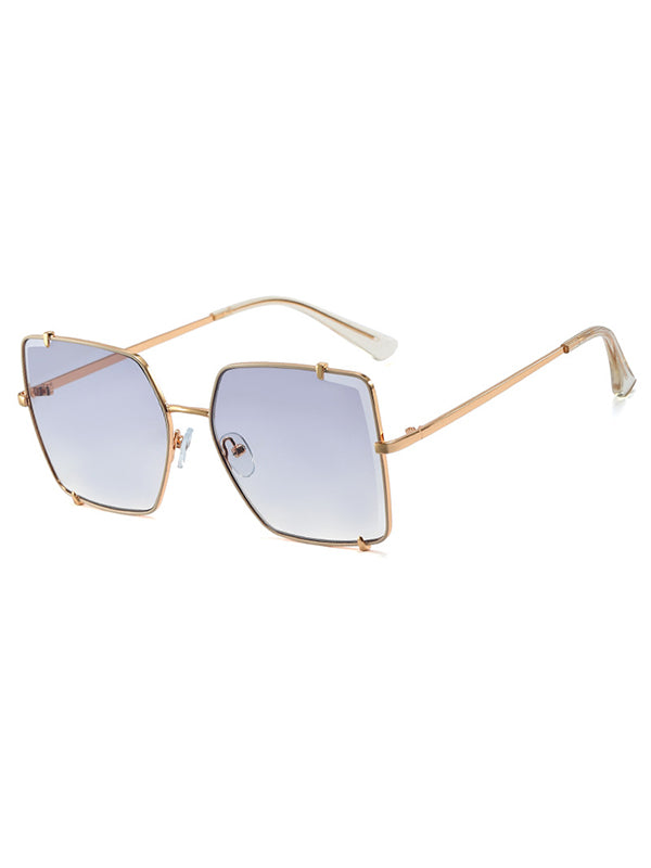 Geometric Sun-Protection Sunglasses Accessories