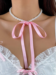 Bowknot Handmade Tied Necklaces Accessories Bracelet Accessories