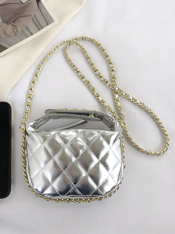 Chains Rhombic Crossbody Bags Bags
