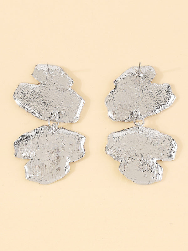 Geometric Solid Color Earrings Accessories Drop Earrings