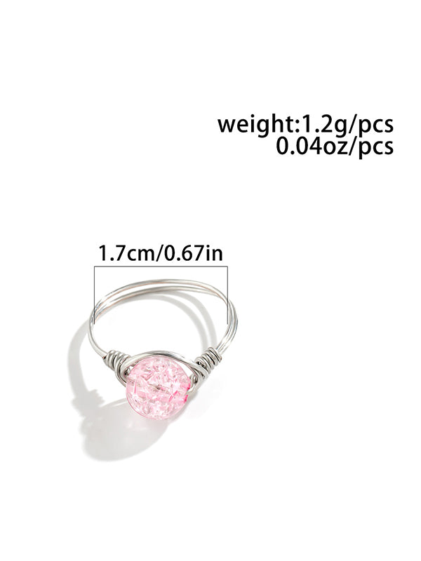 Casual Geometric Rings Accessories