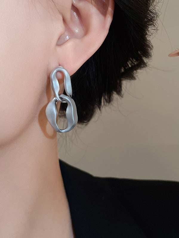 Geometric Drop Earrings