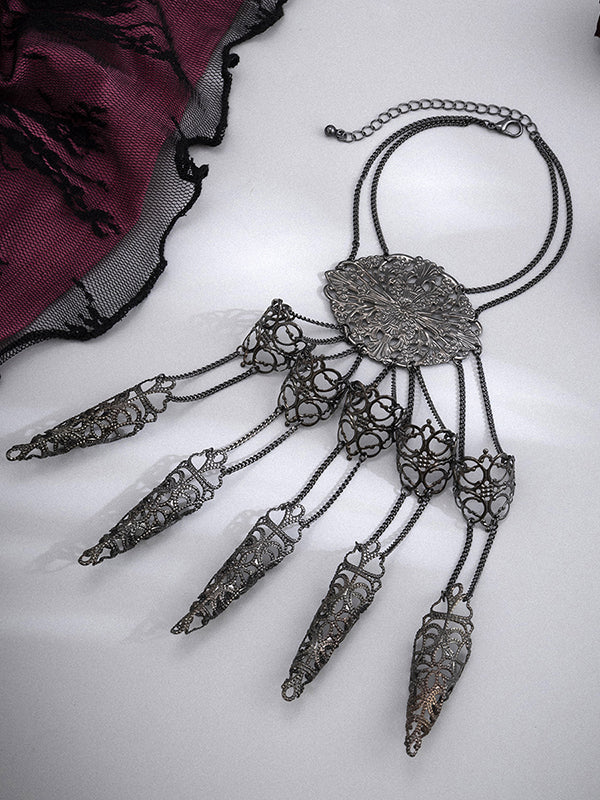 Chains Hollow Solid Color Nail Protectors Bracelet Accessories