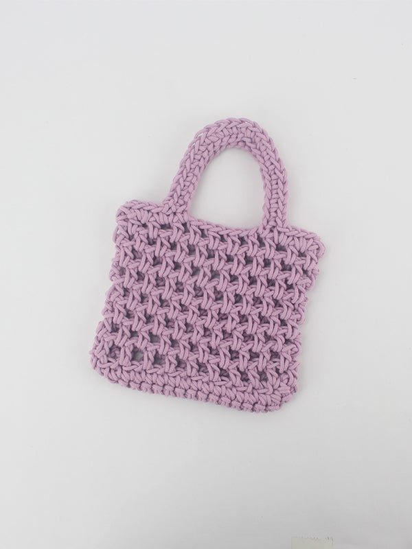 Hollow Solid Color Mini Bags Bags Accessories Handbags