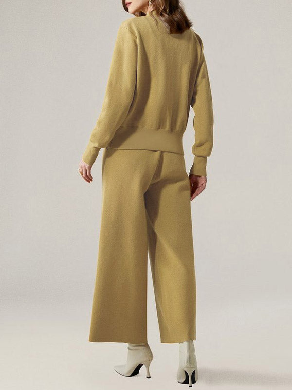 Long Sleeves Asymmetric Buttoned Notched Collar Cardigan Tops