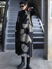 Original Print Round-Neck Jumper Dress