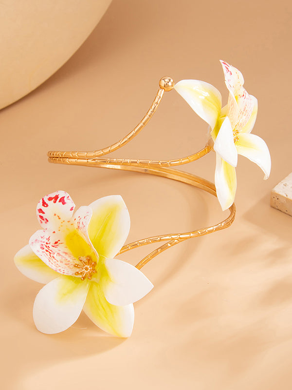 Chains Flower Shape Necklaces Accessories Earrings Accessories Armlet Accessories