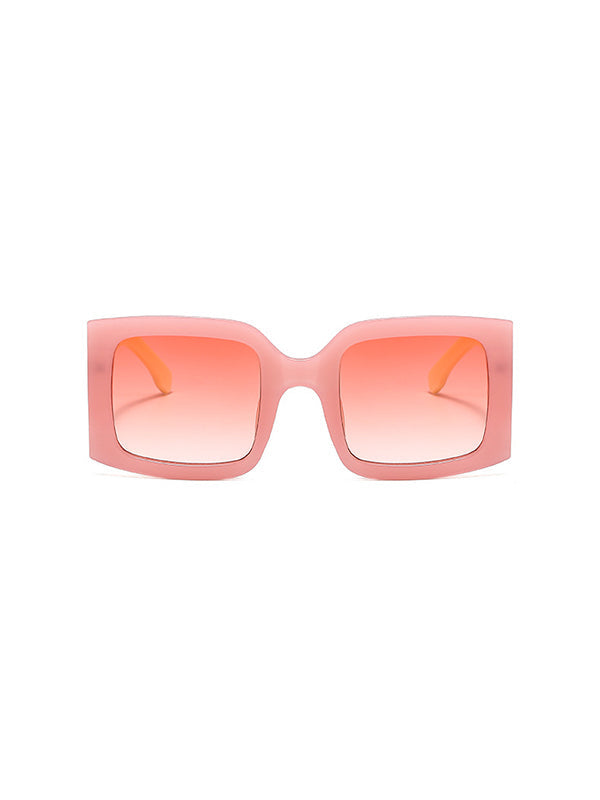 Geometric Sun-Protection Sunglasses Accessories