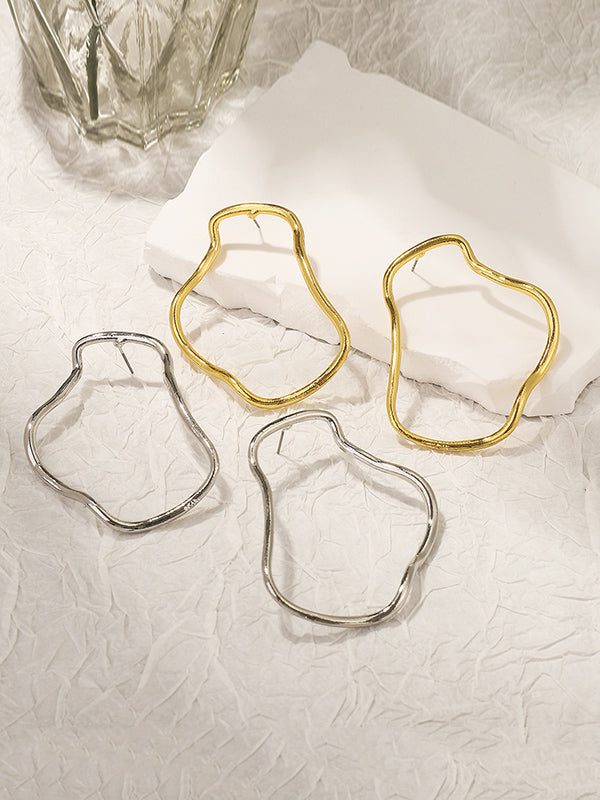 Geometric Normcore Drop Earrings