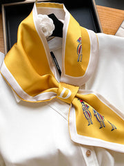 Urban Silk Imitation Figure Print Scarf