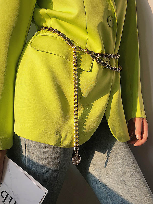Vintage Geometry Waist Chain