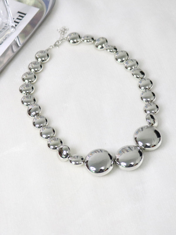 Shiny Solid Color Necklaces Accessories