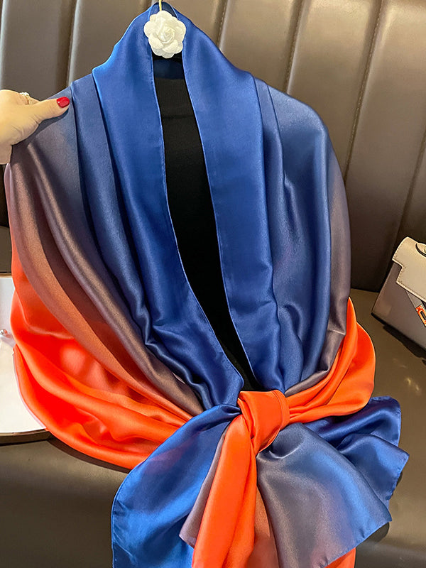 Gradient Keep Warm Leisure Scarf