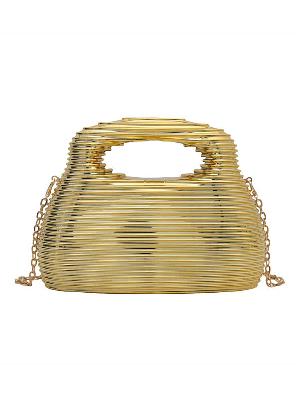 Geometric Shiny Zipper Handbags Crossbody Bags
