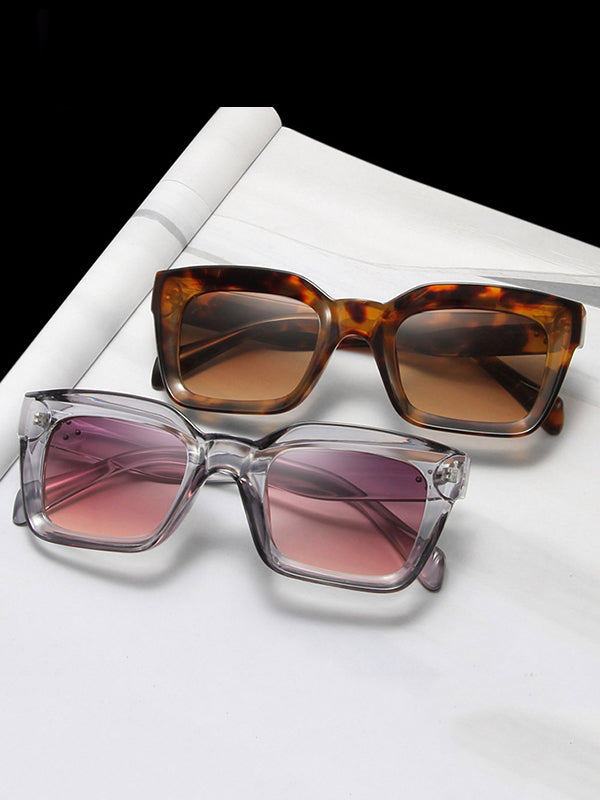 Geometric Sun-Protection Sunglasses Accessories