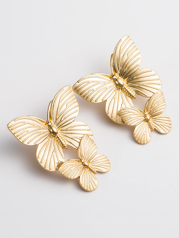 Butterfly Shape Normcore Drop Earrings