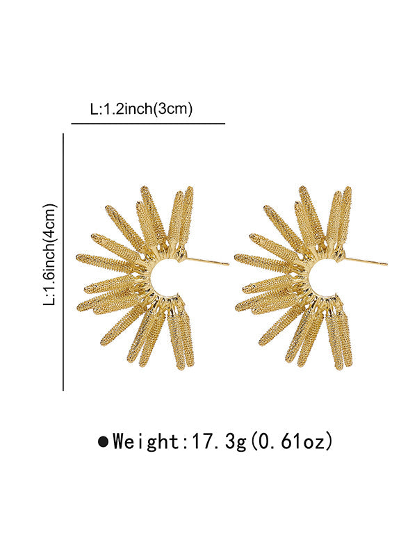 Geometric Normcore Drop Earrings
