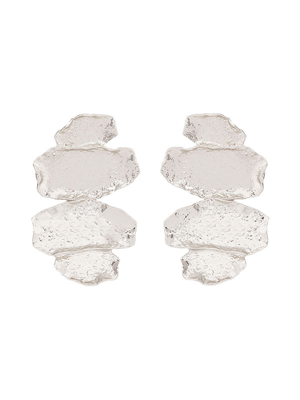 Chains Shiny Irregularity Earrings Accessories