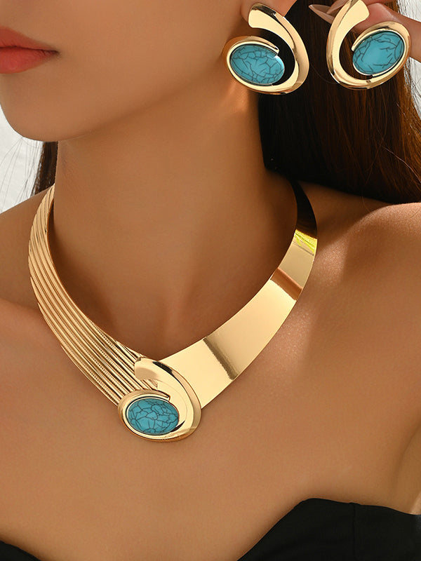 Geometric Necklaces Accessories Drop Earrings