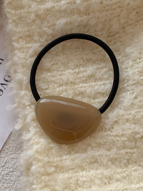 Geometric Stretch; Elastic Ponytailholder Hairtie Hairbobble Hair Accessories