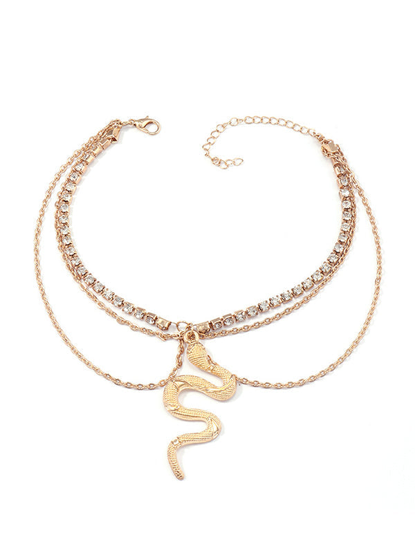 Vacation Snake Layered Anklets Accessories