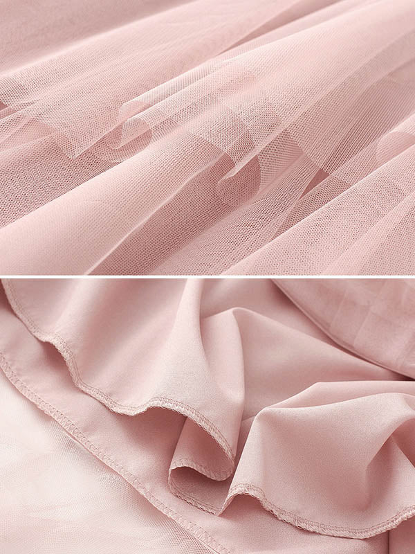 Urban Solid Color Elasticity Waist A-Line Skirt