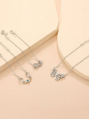 Butterfly Shape Chains Anklets Three Pieces