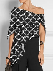 Solid Color Split-side Loose Wide Leg Trousers Pants