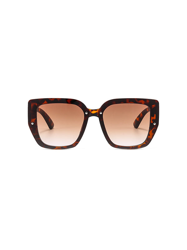 Geometric Sun-Protection Sunglasses Accessories