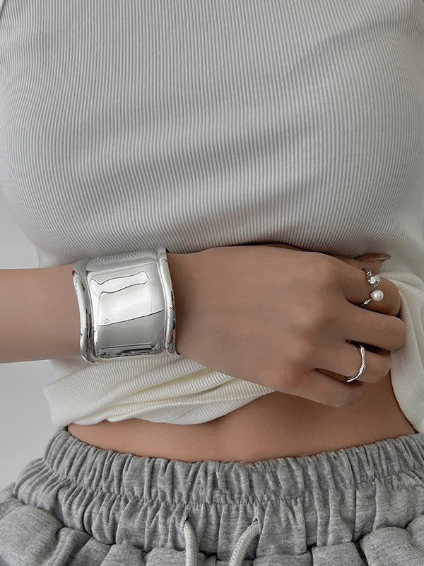 Geometric Solid Color Irregularity Bracelet Accessories