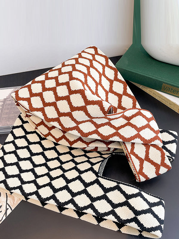 Rhombus Woven Handbag Bags Accessories