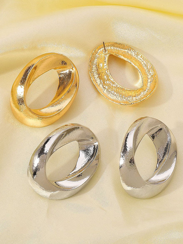 Adjustable Geometric Hollow Solid Color Necklaces Accessories