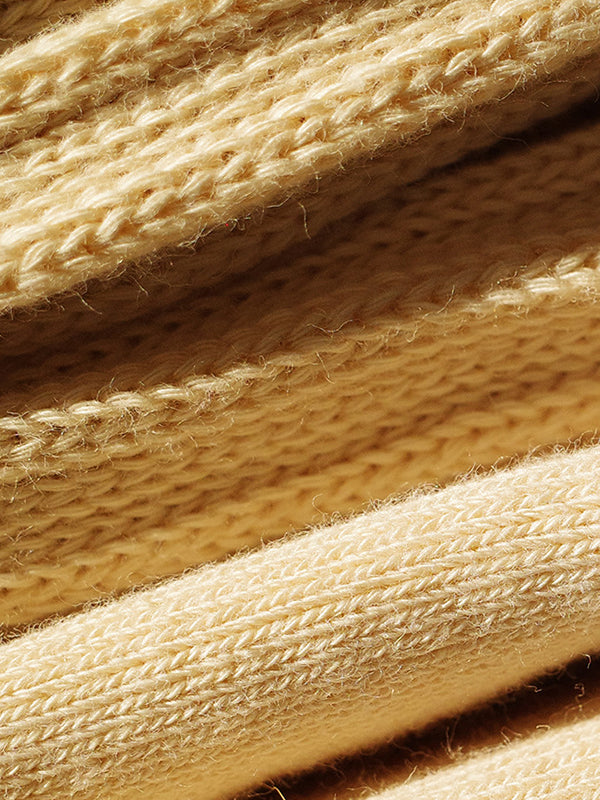 Elasticity Pleated Solid Color Socks