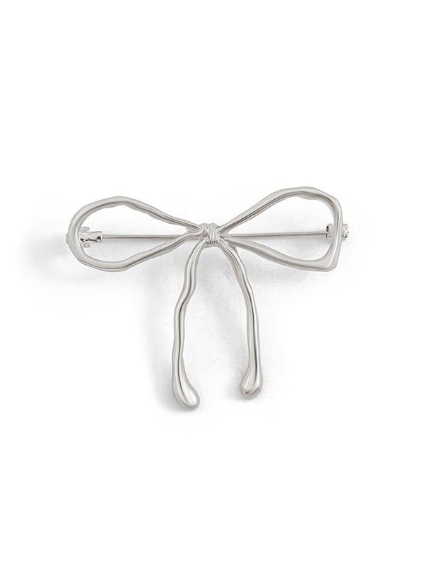 Bowknot Solid Color Brooch Accessories