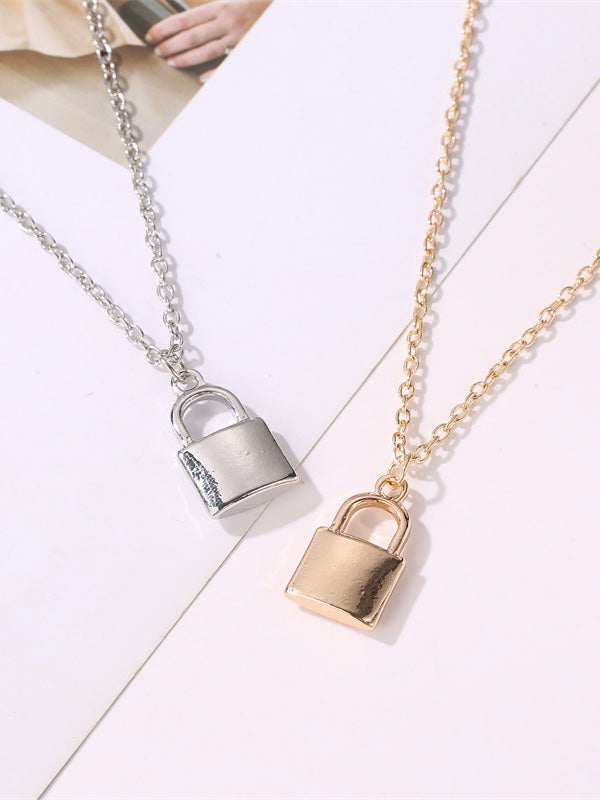 Simple Lock Necklace